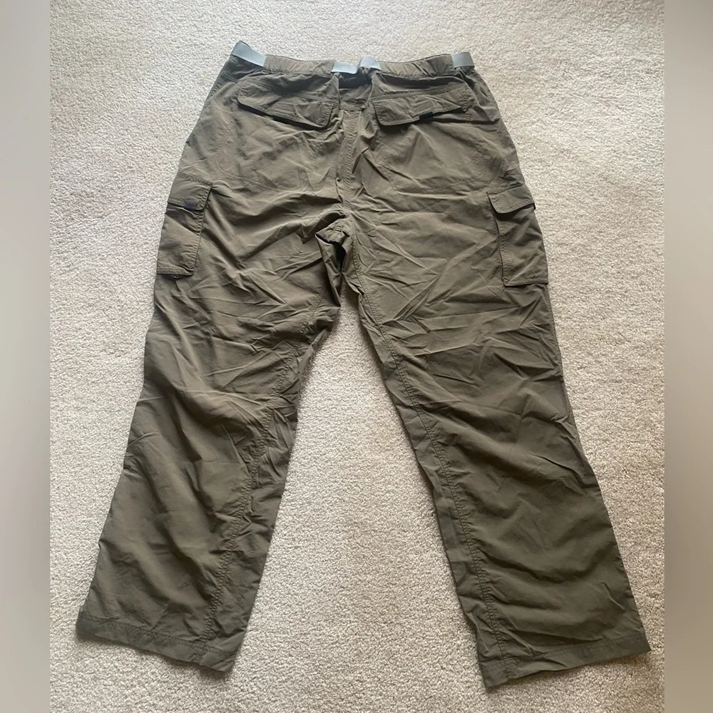 Eastern Mountain Sports Hiking Pants Mens 40x32 Khaki‎ Cargo Utility Belted